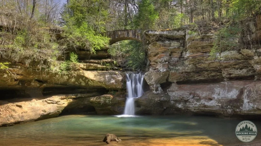 Old Man's Cave Upper Falls in Hocking Hills