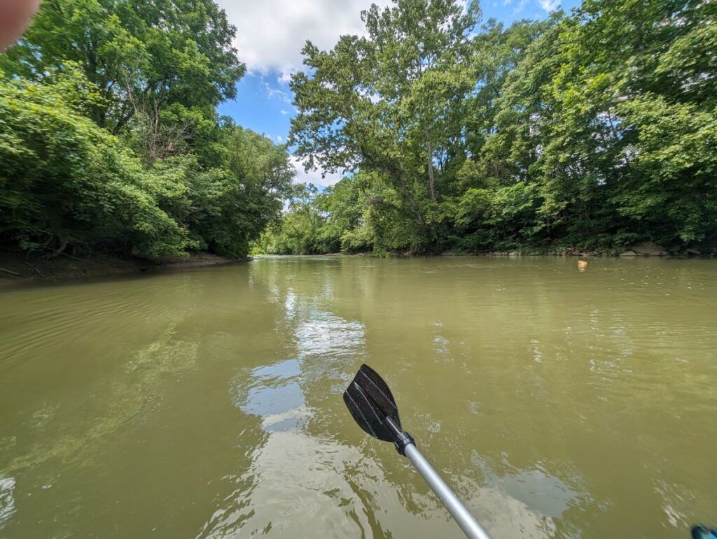 Kayaking on the Hocking River